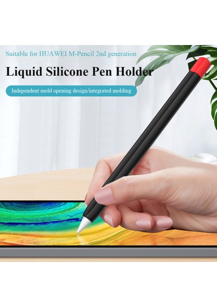 Huawei M-Pencil 2. Nesil Kalem Sıvı Silikon Kılıf Kapağı Yumuşak Pürüzsüz Kavrama Kaymaz Koruyucu Kılıf Kalem Kapağı-Siyah (Yurt Dışından) fiyatları