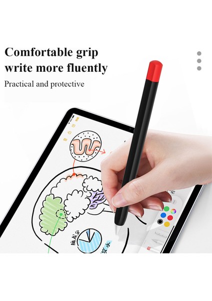 Huawei M-Pencil 2. Nesil Kalem Sıvı Silikon Kılıf Kapağı Yumuşak Pürüzsüz Kavrama Kaymaz Koruyucu Kılıf Kalem Kapağı-Siyah (Yurt Dışından) fırsatları