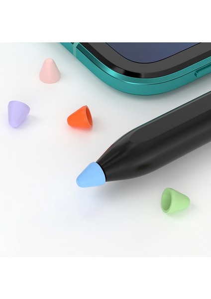 Xiaomi Akıllı Kalem Için 10 Adet Yumuşak Silikon Kalem Ucu Kapağı Dokunmatik Ekran Kalem Ucu Kılıfı-Pembe (Yurt Dışından)