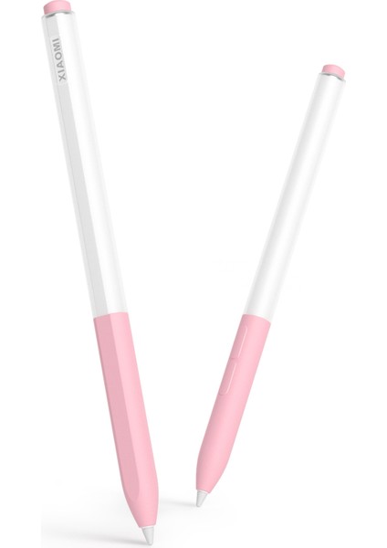 Xiaomi Akıllı Kalem (Gen 2) Için Stylus Kalem Koruyucu Kılıf, Silikon+Pc Kalem Kılıfı-Pembe (Yurt Dışından)
