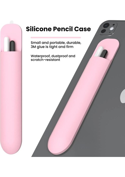 Evrensel Silikon Kalem Saklama Kutusu Kompakt Taşınabilir Su Geçirmez Toz Geçirmez Çizilmeye Dayanıklı Kalem Çantası-Pembe (Yurt Dışından) fiyatları