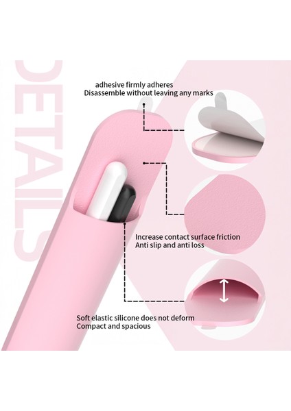 Evrensel Silikon Kalem Saklama Kutusu Kompakt Taşınabilir Su Geçirmez Toz Geçirmez Çizilmeye Dayanıklı Kalem Çantası-Pembe (Yurt Dışından) modelleri