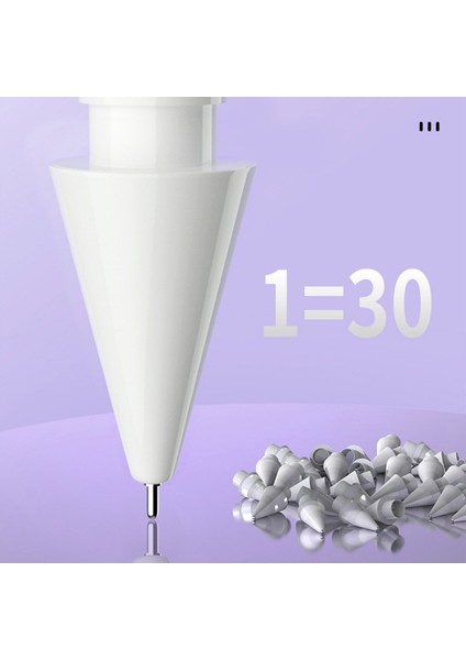 Apple Pencil (2. Nesil)/kalem (1. Nesil)/kalem (Usb-C) Yedek Uçları Tablet Kalem Uçları-Yuvarlak Boncuk Ucu/şeffaf Mavi (Yurt Dışından) fiyatları