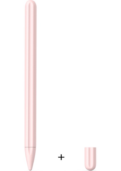 Huawei M-Pen Lite-Pembe Için Kapaklı Silikon Kalem Kapağı Koruyucu Kılıf (Yurt Dışından)