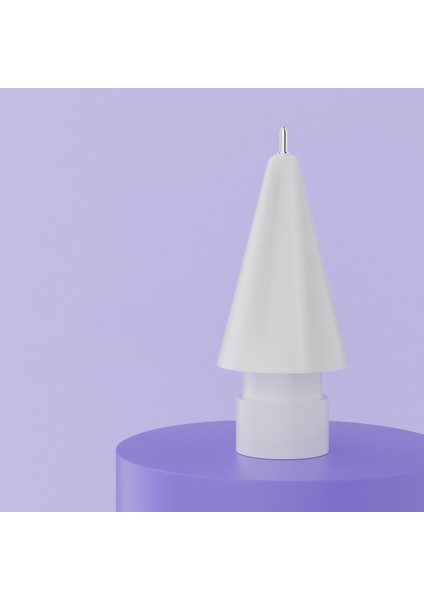 Apple Pencil (2. Nesil)/kalem (1. Nesil)/kalem (Usb-C) Yedek Uçları Tablet Kalem Uçları-Ince Uç/beyaz (Yurt Dışından)