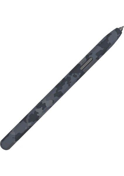 Love Meı Samsung Galaxy Tab S6 Lite Stylus Kalem Koruyucu Kılıf Kamuflaj Silikon Kalem Kılıfı-Kamuflaj Gri (Yurt Dışından)