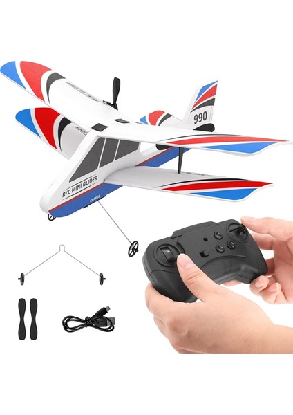 Rc Uçak Glider Sünger Gövde 2.4ghz Uzaktan Kumandalı Rc Uçak Şarjlı Uçak Drone