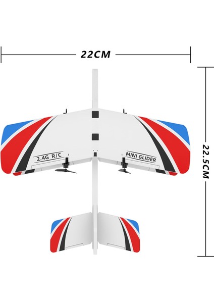 Rc Uçak Glider Sünger Gövde 2.4ghz Uzaktan Kumandalı Rc Uçak Şarjlı Uçak Drone