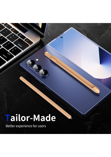 Samsung Galaxy Z Fold6 5g/z Fold5 5g/z Fold4 5g/z Fold3 5g Elektromanyetik Kalem Stylus Kalem Yuvası Ile-Pembe (Yurt Dışından)