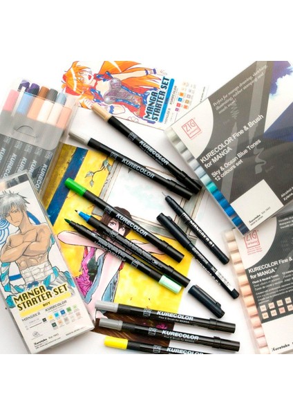 Mangaka Fine&Brush Light Pink 222 Kalem CNKC-2200 modelleri