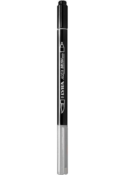 Aqua Brush Duo Marker - Cd Grey Sılver L6520096