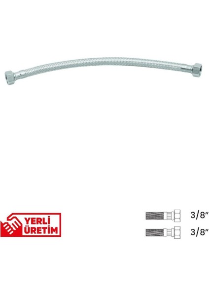 Bağlantı ve Batarya Hortumu - 3/8 İnç 60 cm