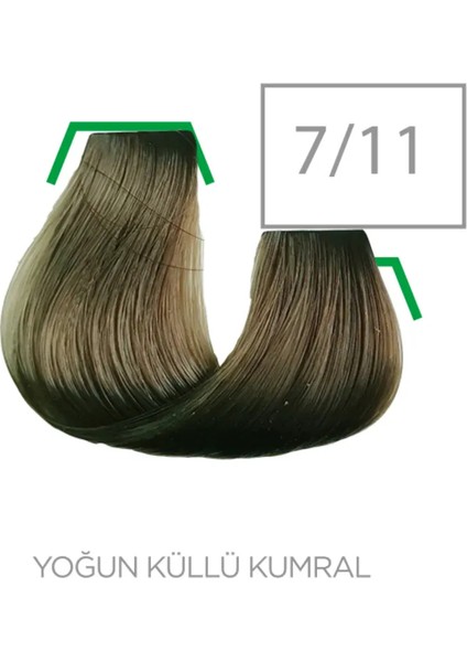 Tüp Boya 7,11 Yoğun Küllü Kumral