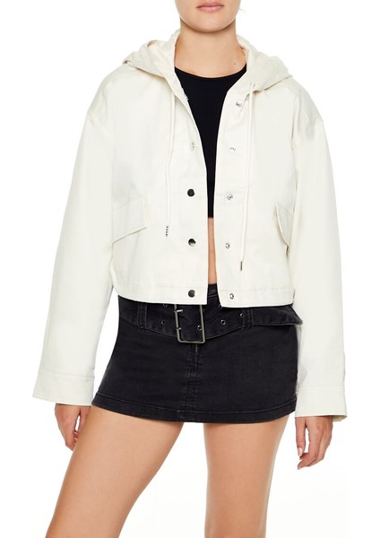 Kapüşonlu Twill Ceket fiyatları