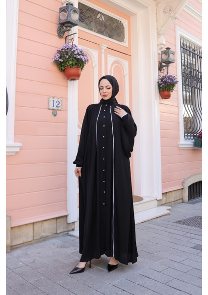 Yaren Balon Kol Biyeli Abaya