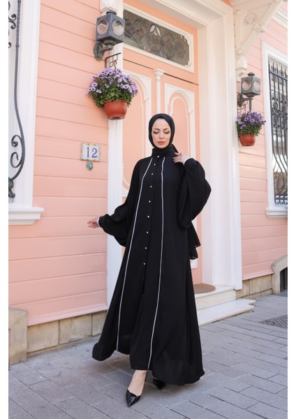 Yaren Balon Kol Biyeli Abaya