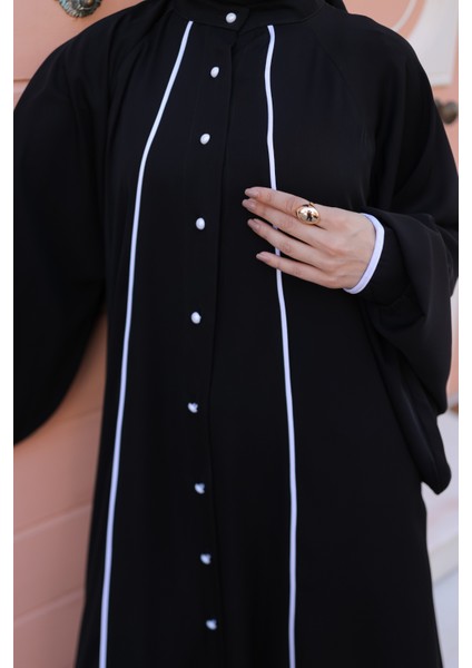 Yaren Balon Kol Biyeli Abaya