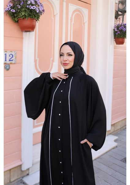 Yaren Balon Kol Biyeli Abaya