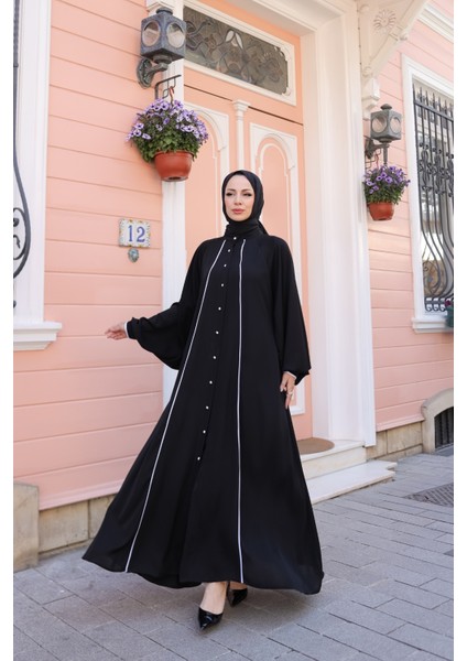 Yaren Balon Kol Biyeli Abaya