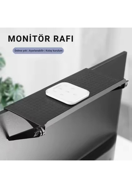 Katlanabilir Ayarlanabilir Monitör Tv Üstü Stand Modem Kumanda Standı Tv Üstü Stand Organizer