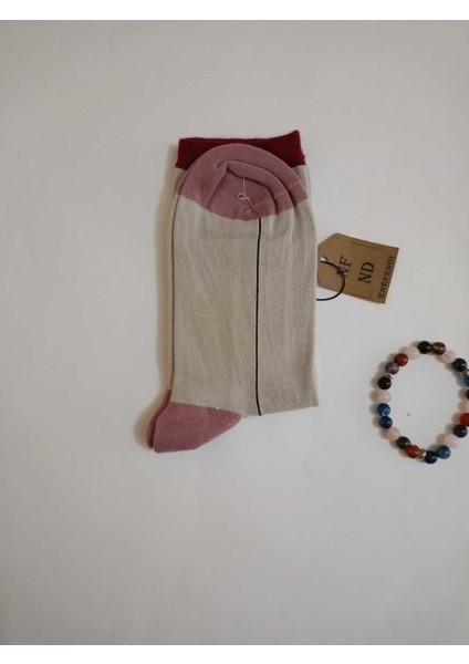 Dikişsiz Bambu Çorabı Kadın Yüzü Desenli Gribeyaz Yumuşak Kadın Çorap 36-40 fiyatları