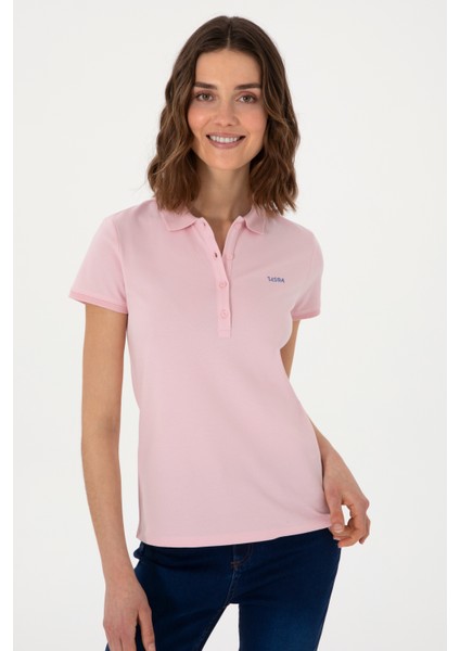 Kadın Açık Pembe Tişört Basic 50305764-VR078 fırsatları