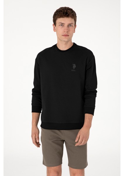 Erkek Siyah Sweatshirt 50300048-VR046