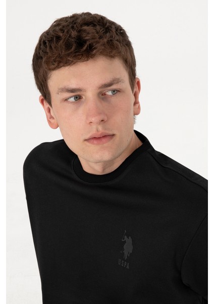 Erkek Siyah Sweatshirt 50300048-VR046