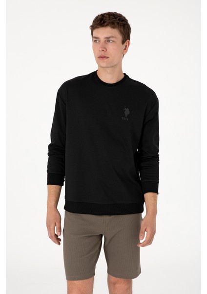 Erkek Siyah Sweatshirt 50300048-VR046
