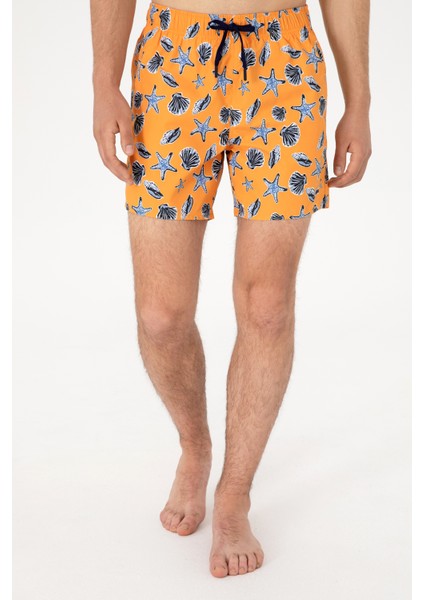 Erkek Turuncu Deniz Şortu 50301284-VR051 fiyatları