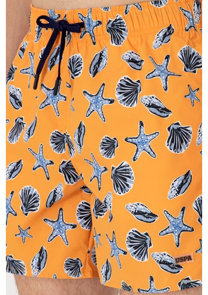 Erkek Turuncu Deniz Şortu 50301284-VR051 fırsatları