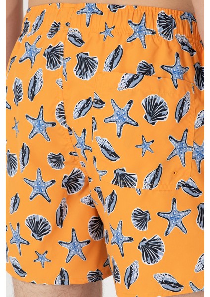 Erkek Turuncu Deniz Şortu 50301284-VR051 indirimleri