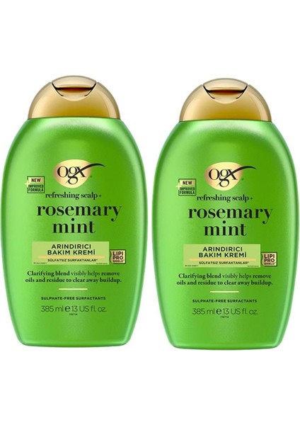 Rosemary Mint Arındırıcı Bakım Kremi 385 ml x 2 Adet