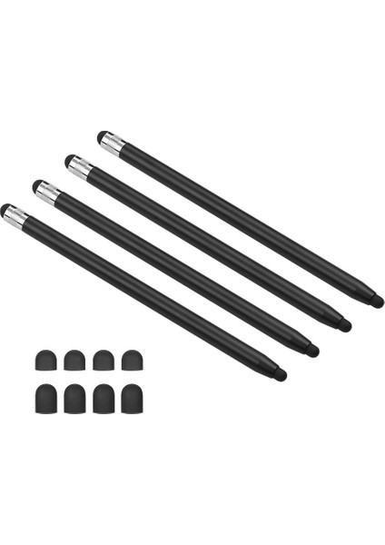 [4 Adet] Kapasitif Ekranlı Tablet ve Akıllı Telefonlar Için Evrensel 2'si 1 Arada Hassas Dokunmatik Ekran Kalemleri - Siyah (Yurt Dışından) fırsatları