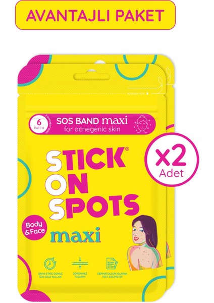 Sos Band Maxi(6 Patch)X2