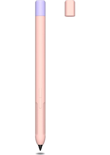 Xiaomi Inspired Stylus Kaymaz Kılıf Sıvı Silikon Tutucu Kılıf Cilt Kapağı Kalem Kapağı-Pembe (Yurt Dışından)