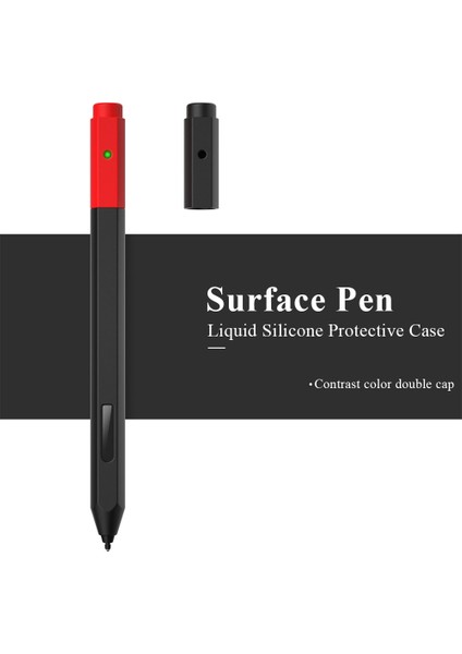 Microsoft Surface Kalem Sıvı Silikon Koruyucu Kalem Kutusu Toz Geçirmez Sarma Kapak Kılıfı-Siyah (Yurt Dışından) indirimleri