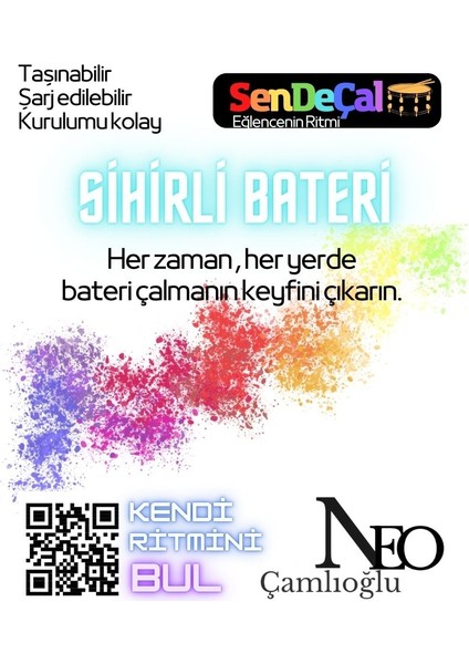 Sihirli Bateri ⎮SANAL BATERİ KİTİ ⎮ Yeni Versiyon ( Çocuklar ve Büyükler İçin )