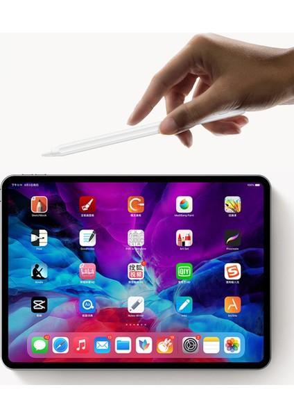 Wıwu Pencil D Evrensel Kapasitif Kalem Dokunmatik Ekran Telefon Tablet Boyama Yazma Kalemi (Yurt Dışından)