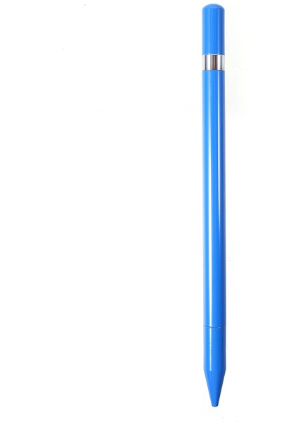 iPhone Samsung Sony Vb. Için Tükenmez Kalem Özelliğine Sahip 2'si 1 Arada Muto-Fonksiyonlu Stylus Kalem - Mavi (Yurt Dışından)