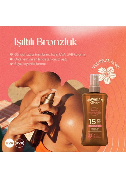Dry Spray Oil Spf 15 200 ml