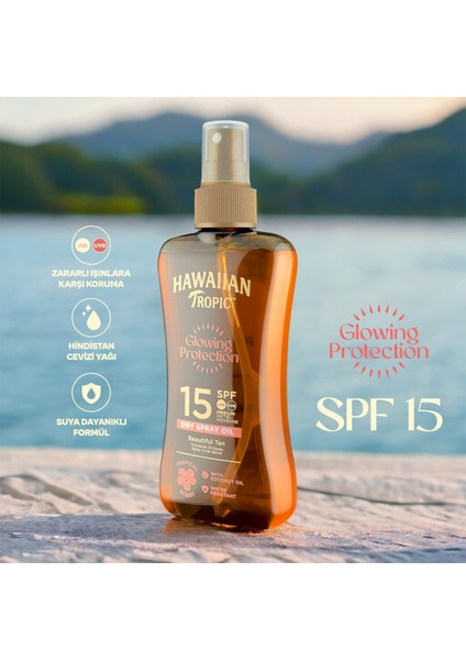 Dry Spray Oil Spf 15 200 ml