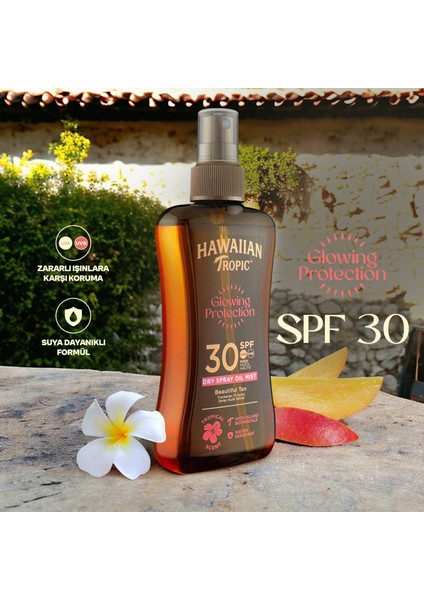 Hawaiian Dry Spray Oil Spf 30 200 ml