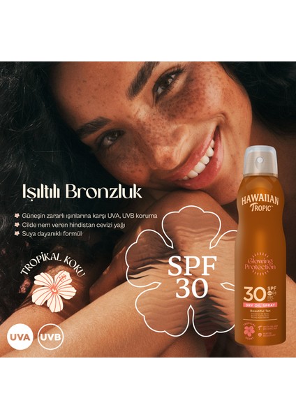 Protective Dry Oil Continuous Spray Oil Spf 30 180ML
