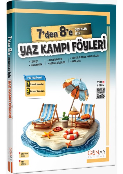 7'den 8'e Geçenler Için Yaz Kampı Föyleri