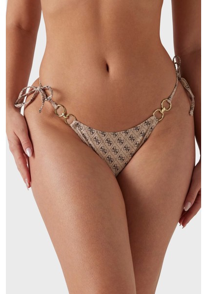 String 4g Logo Baskılı Bağlamalı Bikini Altı E5GO27KCRL2 Bayan Bikini Altı E5GO27 Kcrl2 P1LT