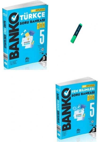 5. Sınıf Banko Serisi Türkçe ve Fen Bilimleri Soru Bankası