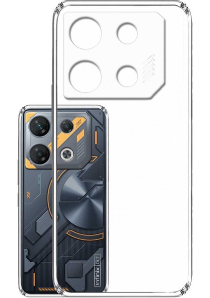 Infinix Gt 10 Pro Kılıf Kamera Korumalı Tpu Transparan Silikon