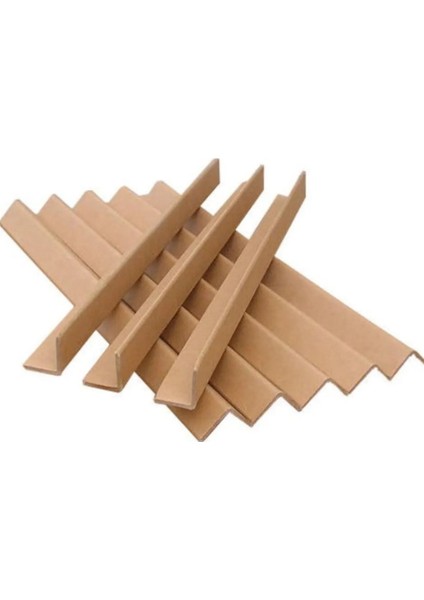Karton Köşebent Palet Koruyucu Koli Köşe Koruyucu Kraft Köşe 20CM 25ADET