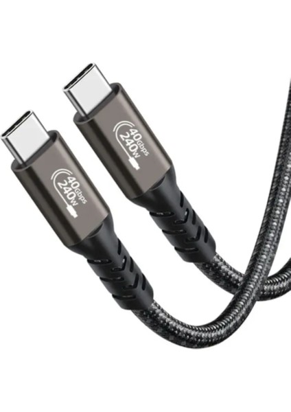 8k USB 4,0 240 W 40 GB 60 Hz 1,5 M Şarj Kablosu